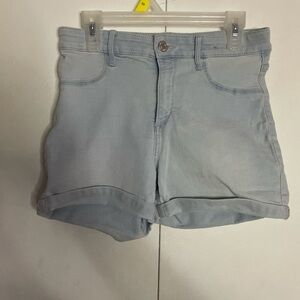 Women's Light Blue Denim Shorts